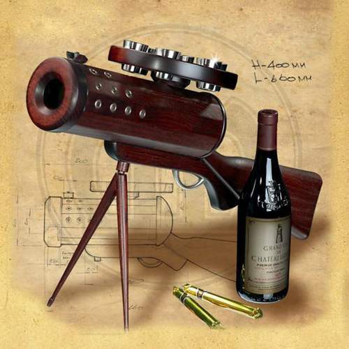 Настольный бар "Пулемет"