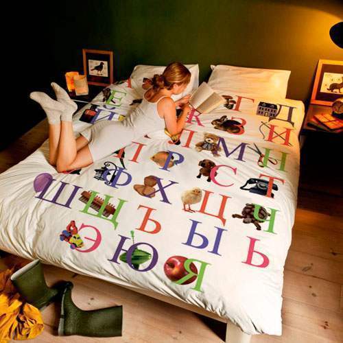 Постельное белье "Букварь" (1,5-спальное)