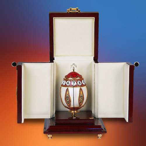 Часы-шкатулка "Золотой меридиан"