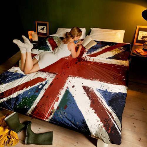 Постельное белье "Юнион Джек" (1,5-спальное)